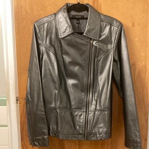 Q.U.E. Shiny Black Jacket